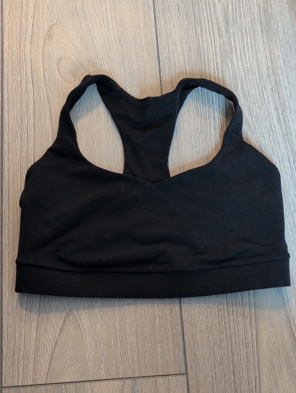 lululemon athletica Black Racerback Sports Bra